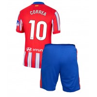 Atletico Madrid Angel Correa #10 Replika babykläder Hemmaställ Barn 2024-25 Kortärmad (+ korta byxor)